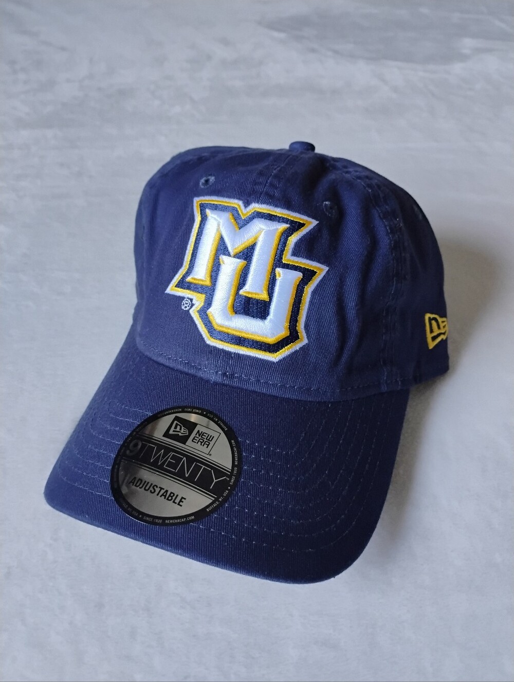 NWT Marquette University Navy Blue Hat | New Era Brand Relaxed Fit | OSFA